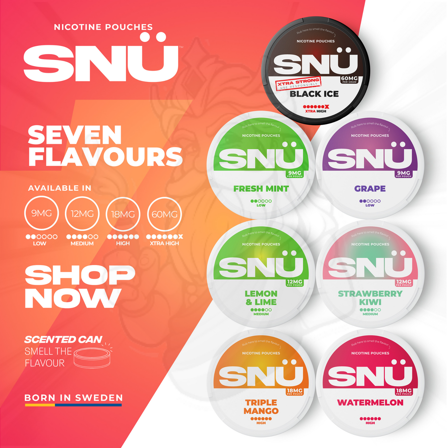 SNü Nicotine Pouches